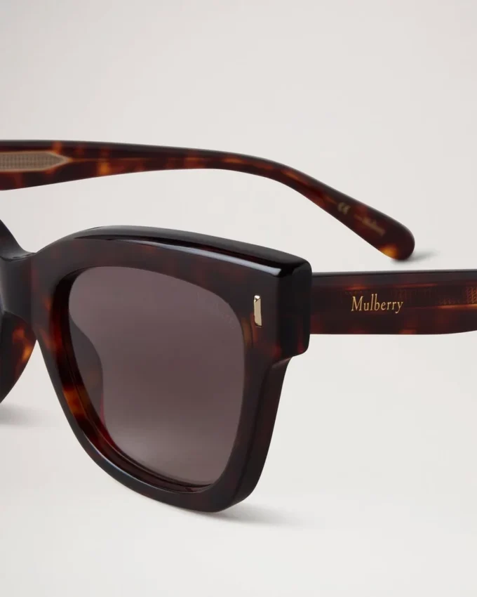 Kate solglasögon Dark Havana Bio-Acetate Dam Kate solglasögon Dark Havana Bio-Acetate Dam