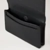 Kontinentalt kortfodral Svart Small Classic Grain Kontinentalt kortfodral Svart Small Classic Grain