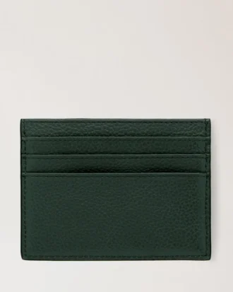 Kortfodral med dragkedja, Mulberry Green, Small Classic Grain