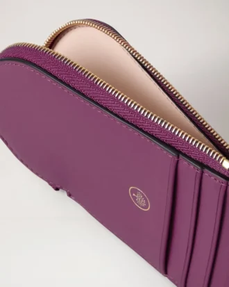 Kortfodral med nyckelring Orchid Bloom Micro Classic Grain