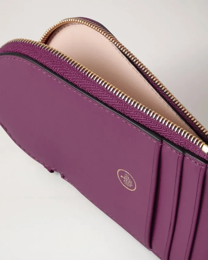 Kortfodral med nyckelring Orchid Bloom Micro Classic Grain