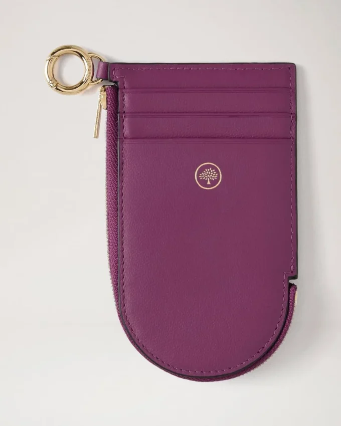 Kortfodral med nyckelring Orchid Bloom Micro Classic Grain