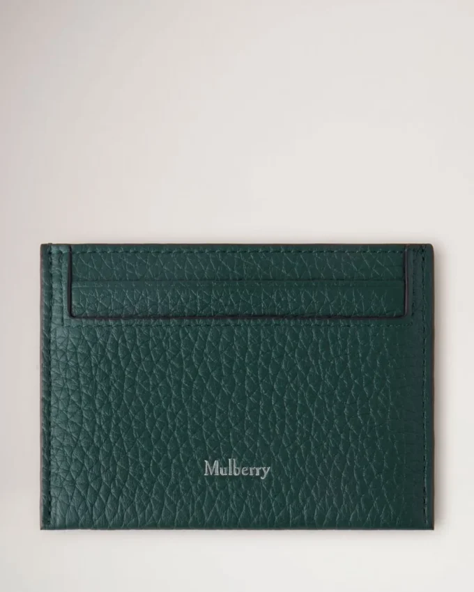 Kreditkortsficka Mulberry Green Heavy Grain Women Kreditkortsficka Mulberry Green Heavy Grain Women