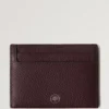 Kreditkortsfodral Black Cherry Small Classic Grain Kreditkortsfodral Black Cherry Small Classic Grain