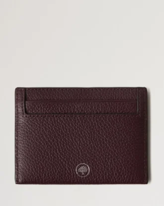 Kreditkortsfodral Black Cherry Small Classic Grain