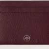 Kreditkortsfodral Black Cherry Small Classic Grain Kreditkortsfodral Black Cherry Small Classic Grain