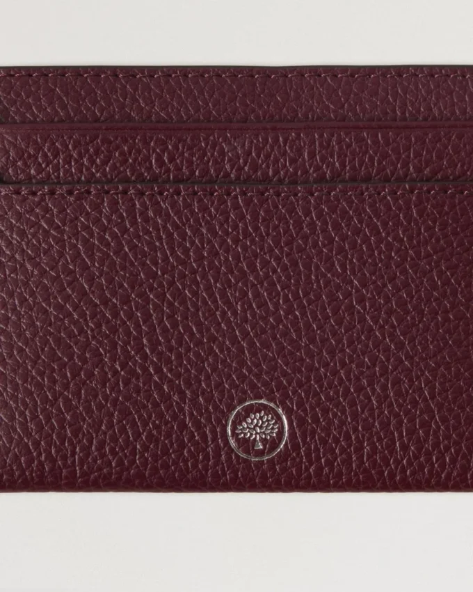 Kreditkortsfodral Black Cherry Small Classic Grain Kreditkortsfodral Black Cherry Small Classic Grain