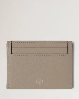 Kreditkortsfodral i kashmir, taupe, Small Classic Grain