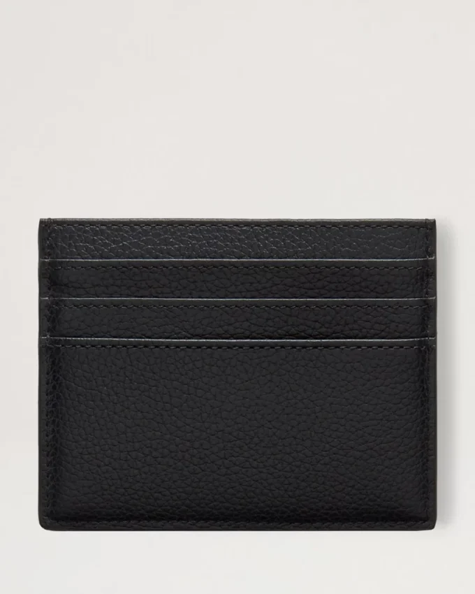 Kreditkortsfodral med dragkedja, svart, Small Classic Grain Kreditkortsfodral med dragkedja, svart, Small Classic Grain