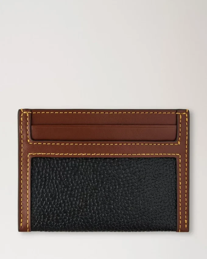 Kreditkortsfodral Svart & Cognac Biobaserat Scotchgrain Kreditkortsfodral Svart & Cognac Biobaserat Scotchgrain