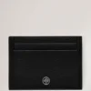 Kreditkortsfodral Svart & Silver Small Classic Grain Kreditkortsfodral Svart & Silver Small Classic Grain