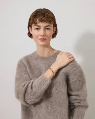 Lana-armband i guldpläterad mässing för kvinnor Lana-armband i guldpläterad mässing för kvinnor