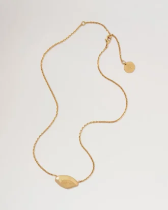 Lana-halsband i guldpläterad mässing för kvinnor Lana-halsband i guldpläterad mässing för kvinnor