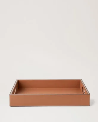Läderbricka Vintage Oak Kalvskinn & Trä Livsstil