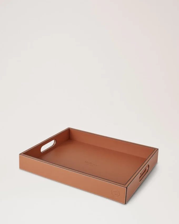 Läderbricka Vintage Oak Kalvskinn & Trä Livsstil