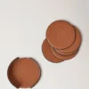 Läderunderläggsset Vintage Oak kalvskinn Livsstil