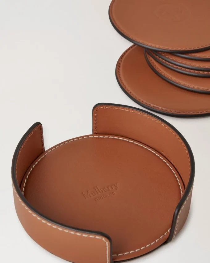 Läderunderläggsset Vintage Oak kalvskinn Livsstil