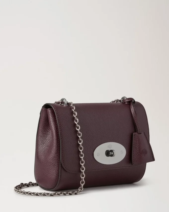 Lily Black Cherry Small Classic Grain Women Lily Black Cherry Small Classic Grain Women