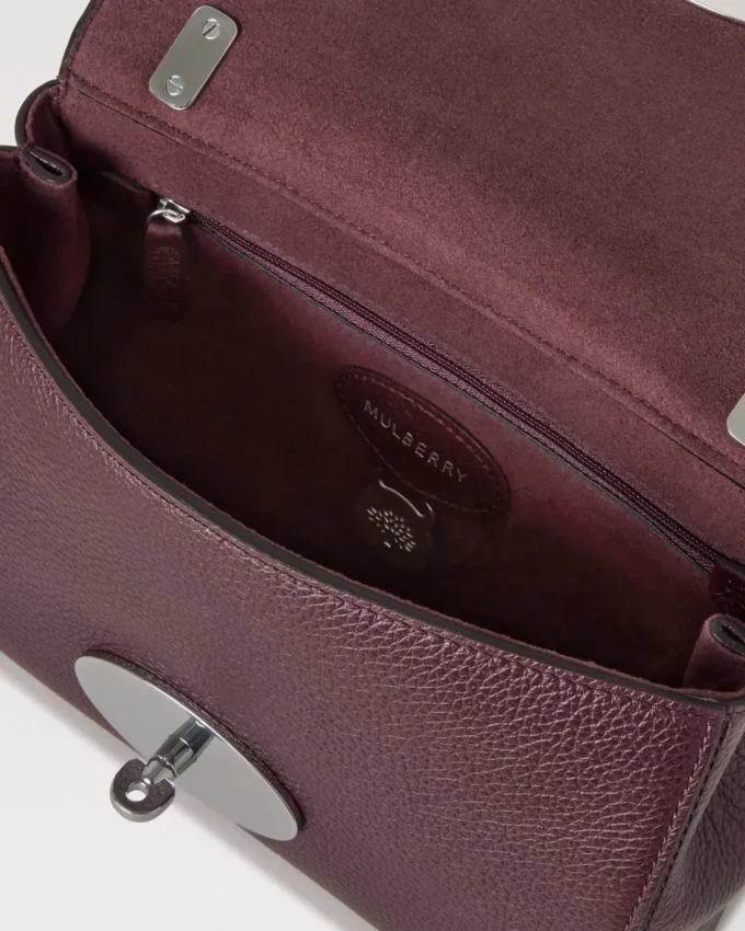 Lily Black Cherry Small Classic Grain Women Lily Black Cherry Small Classic Grain Women