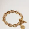 Lily Chain-armband i guldpläterat rostfritt stål Lily Chain-armband i guldpläterat rostfritt stål
