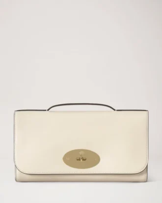 Lily Clutch Eggshell Buttery Nappa Women