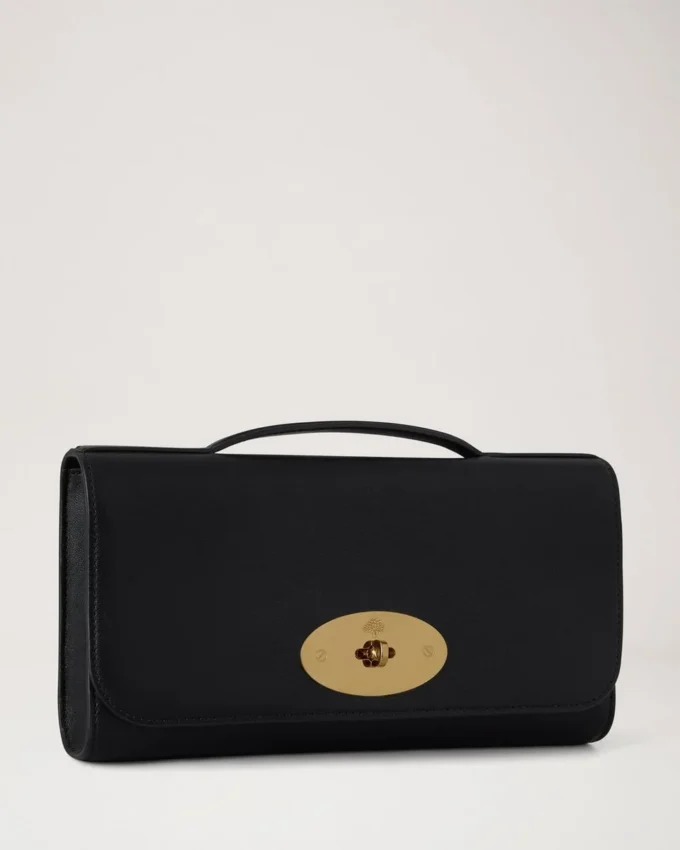 Lily Clutch Svart Vesta Nappa Dam Lily Clutch Svart Vesta Nappa Dam