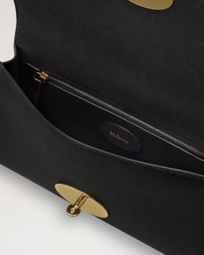 Lily Clutch Svart Vesta Nappa Dam Lily Clutch Svart Vesta Nappa Dam