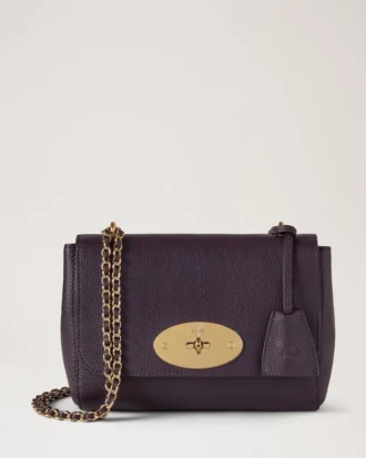 Lily Deep Aubergine Small Classic Grain Dam