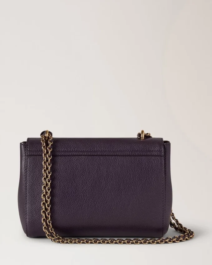 Lily Deep Aubergine Small Classic Grain Dam Lily Deep Aubergine Small Classic Grain Dam