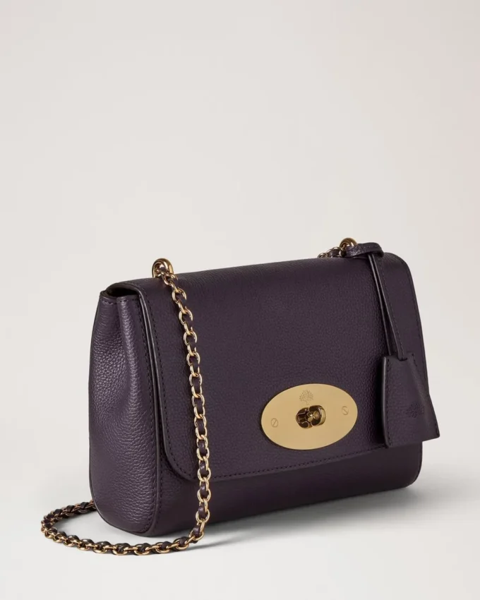 Lily Deep Aubergine Small Classic Grain Dam Lily Deep Aubergine Small Classic Grain Dam