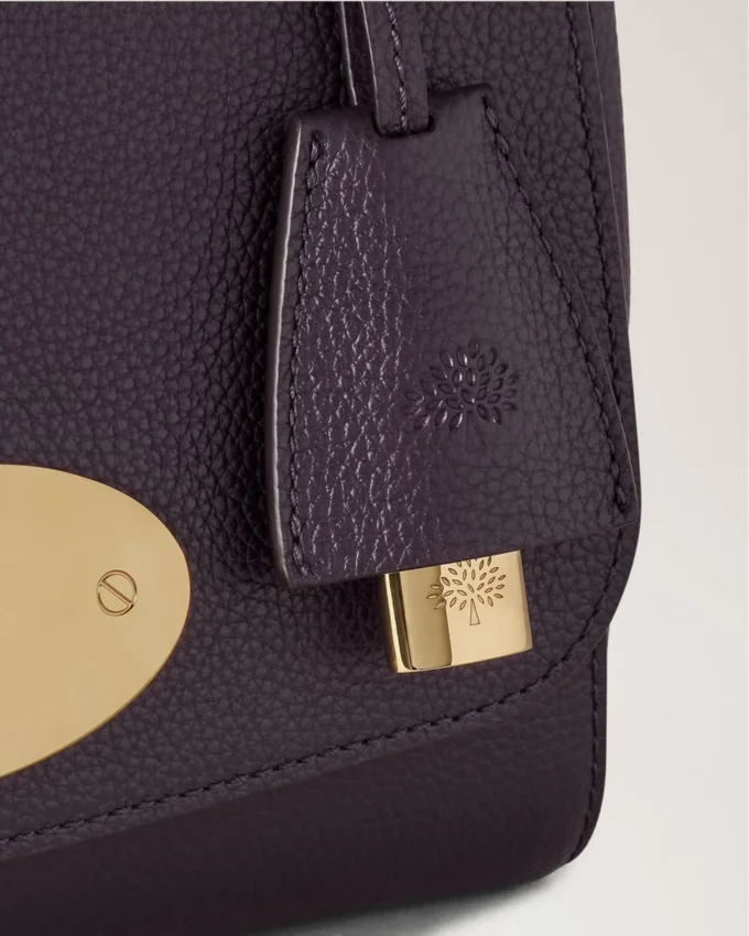 Lily Deep Aubergine Small Classic Grain Dam Lily Deep Aubergine Small Classic Grain Dam