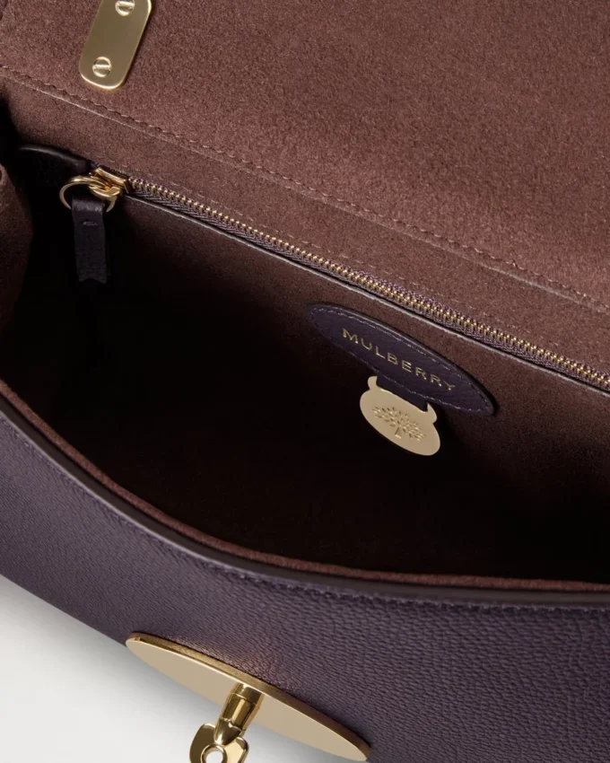 Lily Deep Aubergine Small Classic Grain Dam Lily Deep Aubergine Small Classic Grain Dam