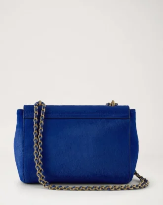 Lily Pigment Blue Hair Calf Women