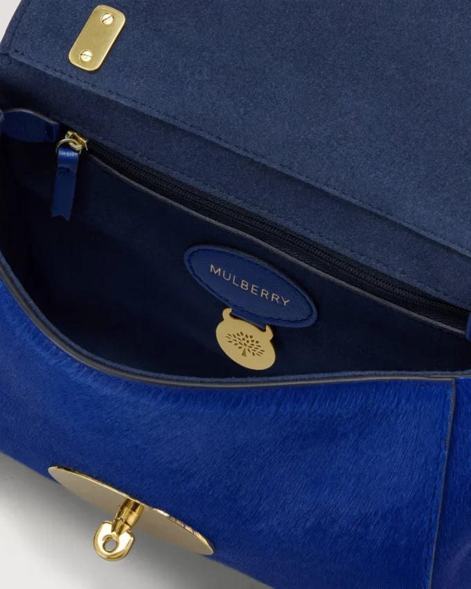 Lily Pigment Blue Hair Calf Women Lily Pigment Blue Hair Calf Women