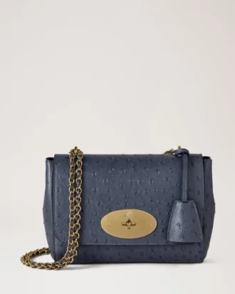 Lily Stormy Blue Ostrich Women