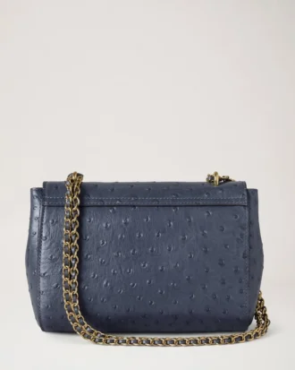 Lily Stormy Blue Ostrich Women