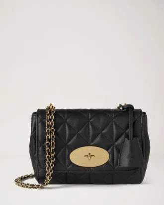 Lily Svart Quiltad Nappa Damer