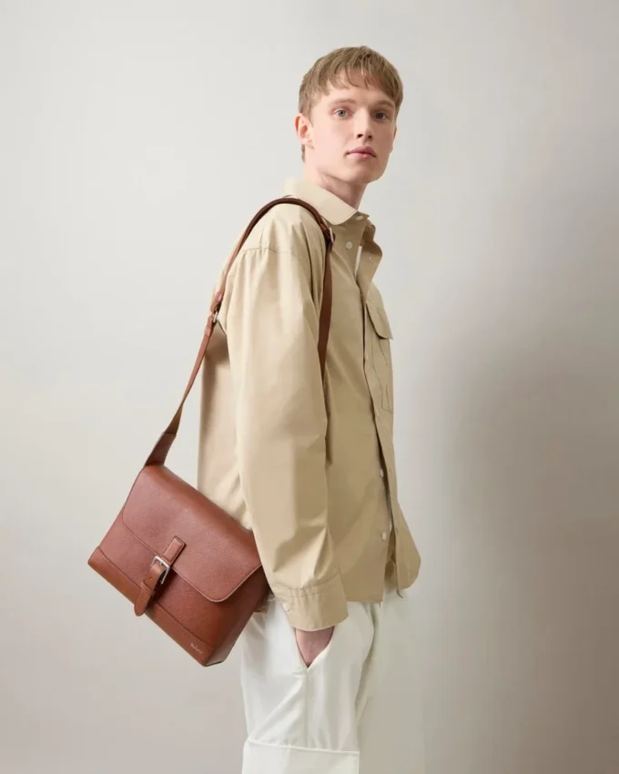 Liten Chiltern crossbody-väska i ek Nvt för män