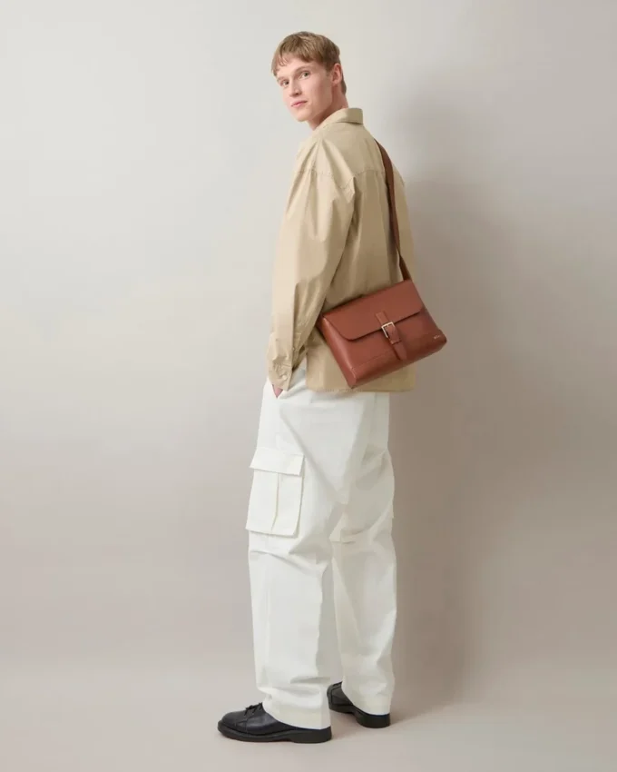 Liten Chiltern crossbody-väska i ek Nvt för män