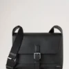 Liten Chiltern crossbody-väska, svart, liten, klassisk struktur