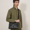 Liten Chiltern crossbody-väska, svart, liten, klassisk struktur