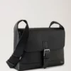 Liten Chiltern crossbody-väska, svart, liten, klassisk struktur