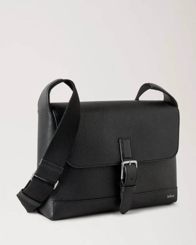 Liten Chiltern crossbody-väska, svart, liten, klassisk struktur