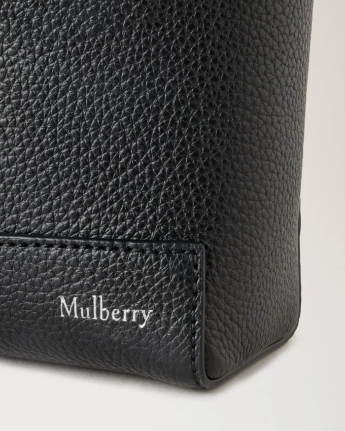 Liten Chiltern crossbody-väska, svart, liten, klassisk struktur
