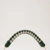 Litet Iris-handtag Mulberry Green & Chalk Heavy Grain & Silky Calf