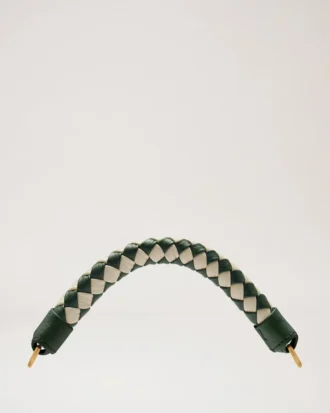 Litet Iris-handtag Mulberry Green & Chalk Heavy Grain & Silky Calf Litet Iris-handtag Mulberry Green & Chalk Heavy Grain & Silky Calf