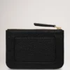 Litet myntfodral med dragkedja, svart, Small Classic Grain, dam Litet myntfodral med dragkedja, svart, Small Classic Grain, dam