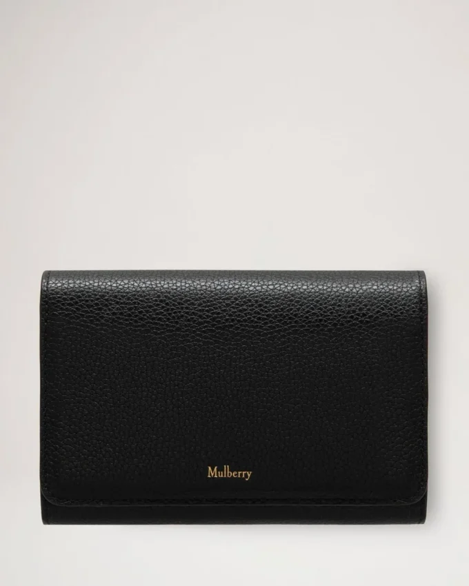 Medium Continental French Purse Black Small Classic Grain Medium Continental French Purse Black Small Classic Grain