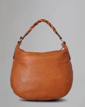 Medium Daria Hobo Begagnad Oak Mjuka, svampiga begagnade väskor