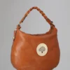 Medium Daria Hobo Begagnad Oak Mjuka, svampiga begagnade väskor